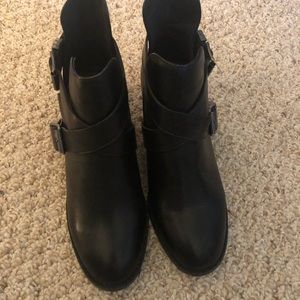 Black short boots